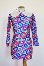 Load image into Gallery viewer, 88 Lights All-Over Print Women's Halter Lace-up Dress