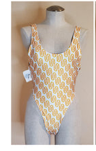 Load image into Gallery viewer, Yellow Signal Light All-Over Print Women's One-piece Swimsuit | Double-sides Printed