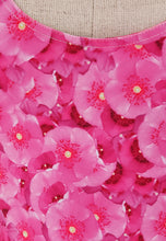 Load image into Gallery viewer, Pink Flowers All-Over Print Women's One-piece Swimsuit