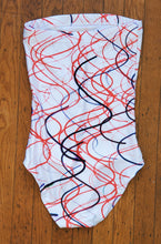 Load image into Gallery viewer, Oakland Building Lights Strapless Swimsuit