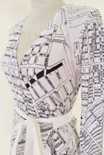 Load image into Gallery viewer, San Francisco 1971 Map Wrap Dress