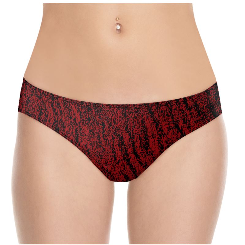 Custom Underwear Montara Beach Red