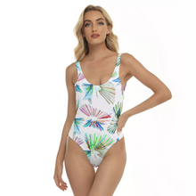 Load image into Gallery viewer, Marin White Lights All-Over Print Women's One Piece Swimsuit