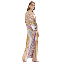 Load image into Gallery viewer, Marin Lights All-Over Print Women's Beach Long Coat