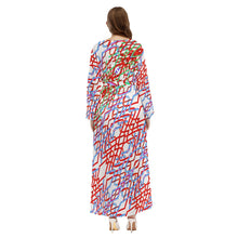 Load image into Gallery viewer, Columbus Street Lights All-Over Print Women's Beach Long Coat