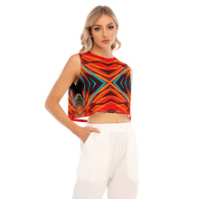 Load image into Gallery viewer, All-Over Print Women's Sleeveless Cropped Top