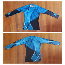 Load image into Gallery viewer, Men's Rash Guard Shirt - Driving the Bridge Number One