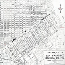 Load image into Gallery viewer, San Francisco 1971 Map Yoga Leggings