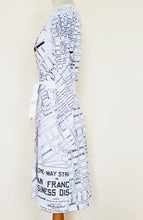 Load image into Gallery viewer, San Francisco 1971 Map Wrap Dress