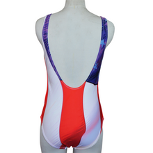Load image into Gallery viewer, USA Flag One-Piece Swimsuit
