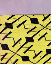 Load image into Gallery viewer, Yellow Neon Light Painting Bandeau Top