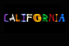 Load image into Gallery viewer, California Light Painting 2 All-Over Print Women's Black Cami Tube Top Bodysuit