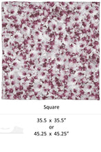 Load image into Gallery viewer, Violet and White Flowers Scarf