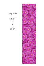 Load image into Gallery viewer, Violet Flowers Scarf