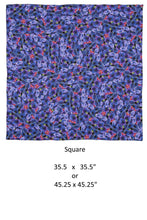Load image into Gallery viewer, Purple Flowers Scarf