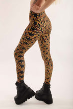 Load image into Gallery viewer, Yellow Signal Light Painting 2 Leggings