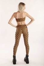 Load image into Gallery viewer, Yellow Signal Light Painting 2 Leggings