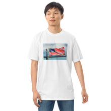 Load image into Gallery viewer, Battleship New Jersey USA FLAG Premium Heavyweight Tee
