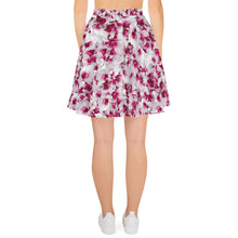 Load image into Gallery viewer, Skater Skirt Pink Flowers