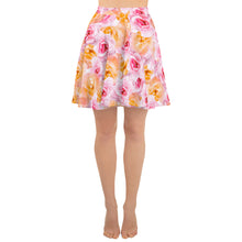 Load image into Gallery viewer, Skater Skirt Red Roses