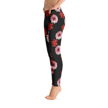 Load image into Gallery viewer, Pink and Red Flowers Leggings