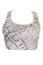 Load image into Gallery viewer, San Francisco 1971 Map Padded Sports Bra