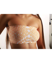 Load image into Gallery viewer, Yellow Signal Light Painting 2 Bandeau Top
