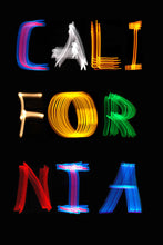 Load image into Gallery viewer, California Light Painting All-Over Print Women's Black Cami Tube Top Bodysuit