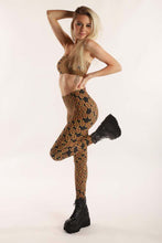 Load image into Gallery viewer, Yellow Signal Light Painting 2 Leggings