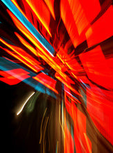 Load image into Gallery viewer, Cal Trans HQ Building Light Display Yoga Leggings