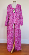 Load image into Gallery viewer, Pink flowers All-Over Print Women&#39;s Beach Long Coat
