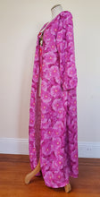 Load image into Gallery viewer, Pink flowers All-Over Print Women&#39;s Beach Long Coat
