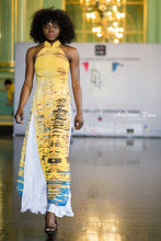 Load image into Gallery viewer, Tower Bridge Reflection Ao Dai
