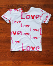 Load image into Gallery viewer, Love Open Neon Sign Light Painting Women&#39;s All Over Print Shirt
