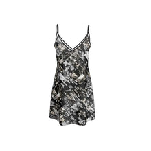 Load image into Gallery viewer, Black and White Portraits Slip Dress
