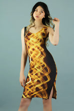 Load image into Gallery viewer, Sansome Street Lights Long Bodycon Dress
