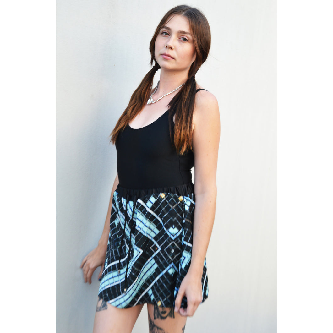 Hunter's Point Building Flared Mini Skirt