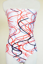 Load image into Gallery viewer, Oakland Building Lights Strapless Swimsuit

