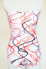 Load image into Gallery viewer, Oakland Building Lights Strapless Swimsuit
