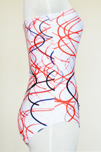 Load image into Gallery viewer, Oakland Building Lights Strapless Swimsuit
