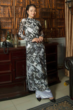 Load image into Gallery viewer, Black and White Film Portraits Ao Dai/Diagonal Images
