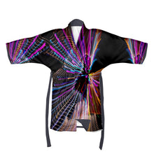 Load image into Gallery viewer, Neon Lights &quot;Light Painting&quot; Kimono/Wedding Robe
