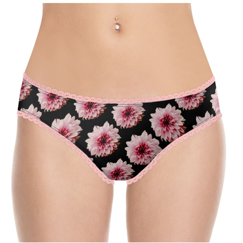 Custom Underwear Pink flowers