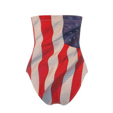 Load image into Gallery viewer, USA Flag Strapless Swimsuit
