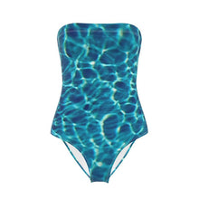 Load image into Gallery viewer, Swimming Pool Strapless Swimsuit
