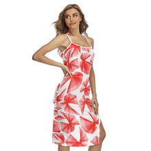 Load image into Gallery viewer, All-Over Print Women&#39;s Back Cross Cami Dress
