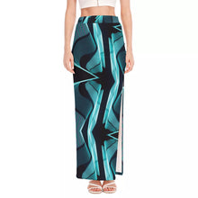 Load image into Gallery viewer, All-Over Print Women&#39;s Side Slit Long Skirt
