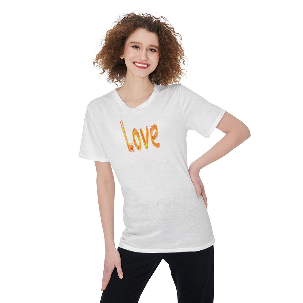 All-Over Print Women's O-neck Short Sleeve T-shirt