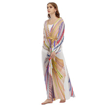 Load image into Gallery viewer, Marin Lights All-Over Print Women&#39;s Beach Long Coat
