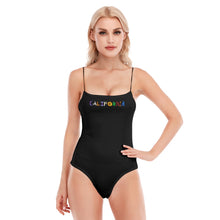 Load image into Gallery viewer, California Light Painting 2 All-Over Print Women&#39;s Black Cami Tube Top Bodysuit
